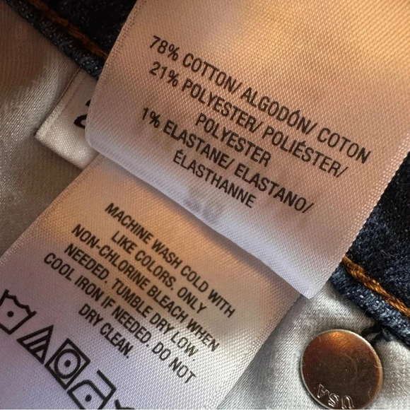 Hudson || Natalie Mid Rise Crop Super Skinny Jeans Size 26 Medium Wash - Picture 13 of 14